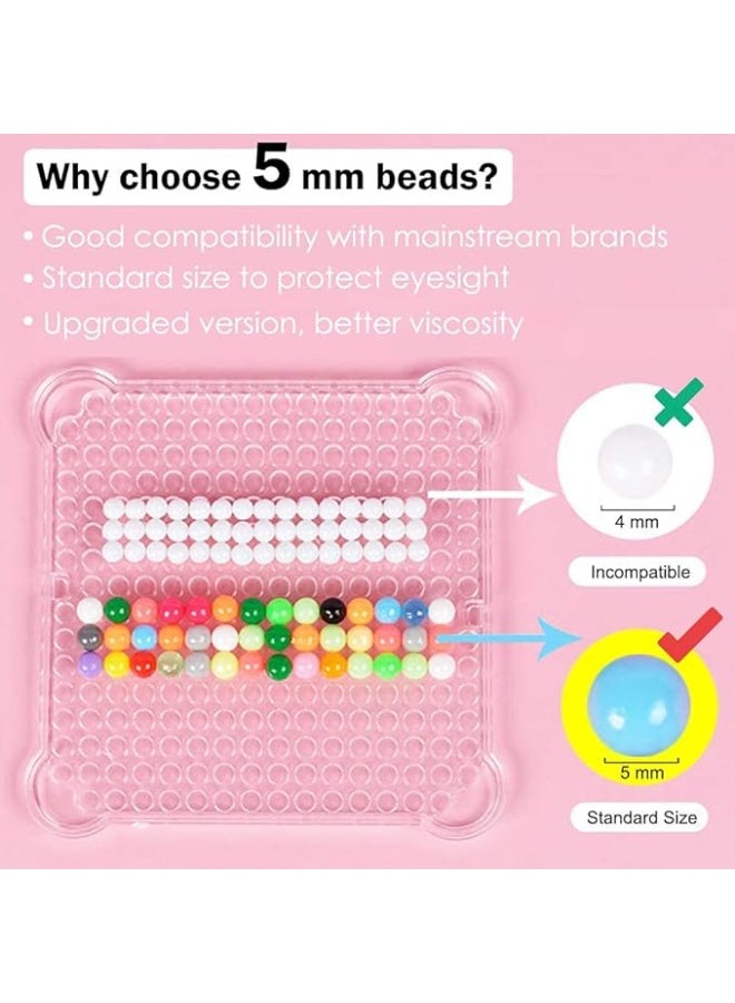 Fuse Beads Kit for Girls Ages 6+ – 1500 Pcs 5mm Beads in 15 Colors with Spray Bottle, Puzzle Guide, Clamps & Chains | Creative DIY Arts & Crafts Gift - Image 4